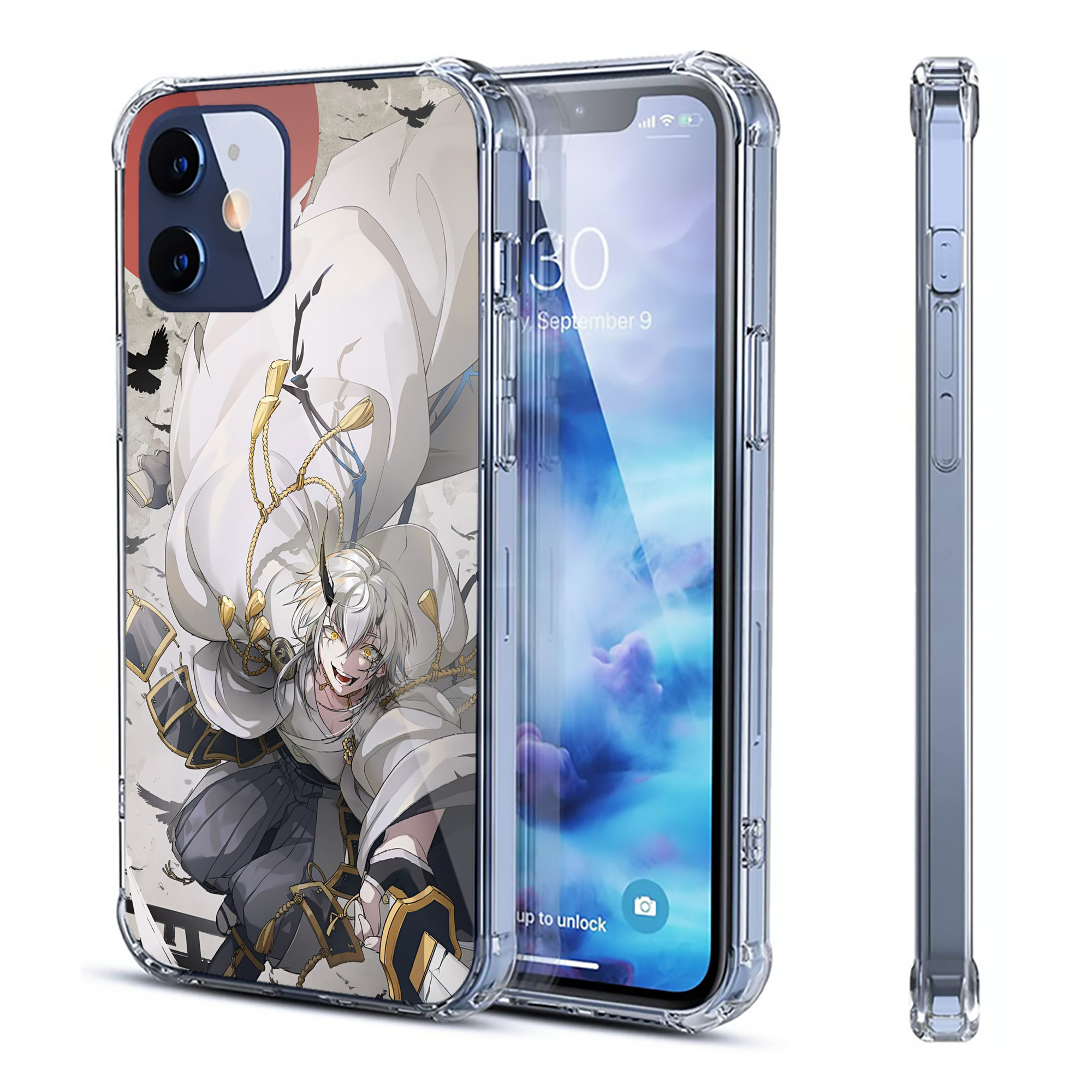 （画像用） 刀剣乱舞 Touken Ranbu 【iPhone 12シリーズ対応】透明スマホケース（クリアソフトケース）